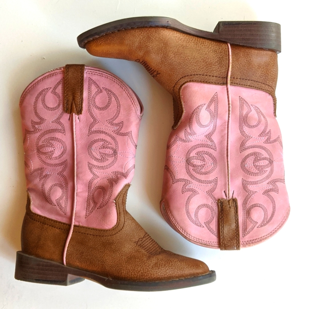 Roper Kids Blaze Boots, Pink Size 12